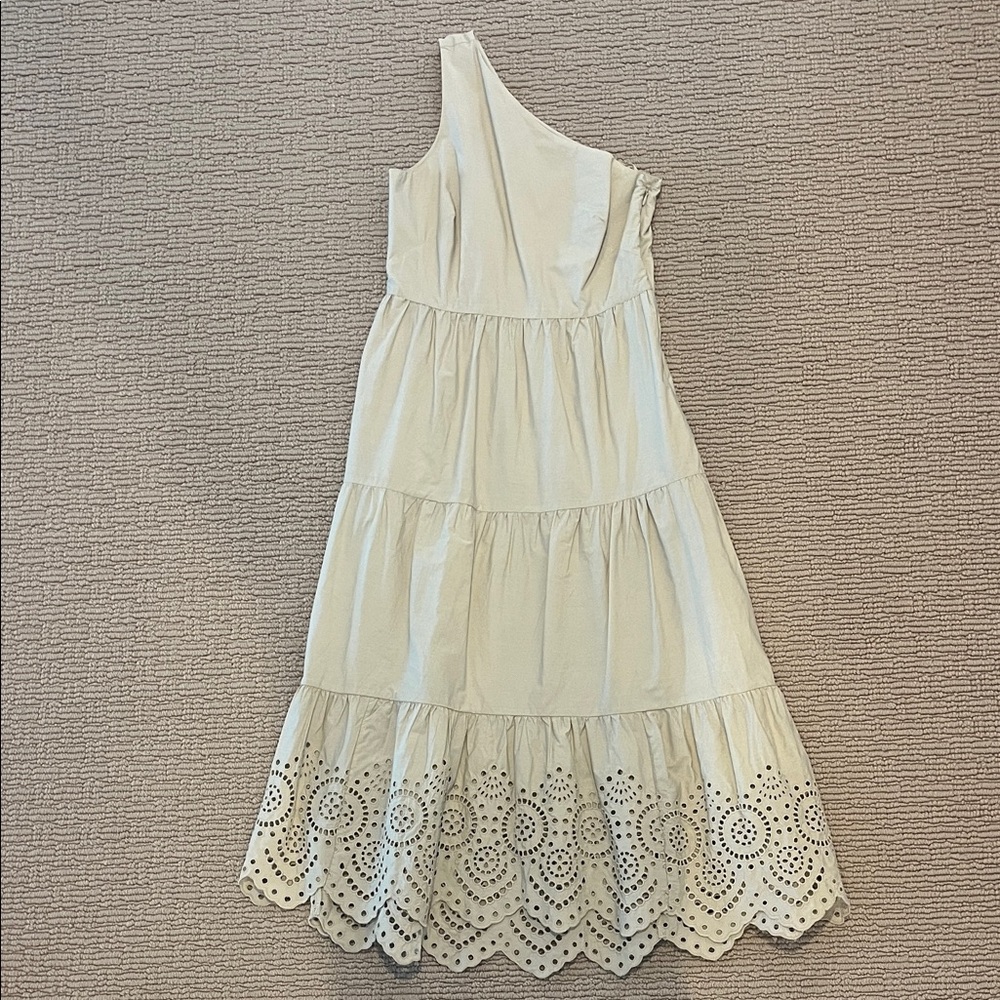 GAP One-Shoulder Beige maxi Dress